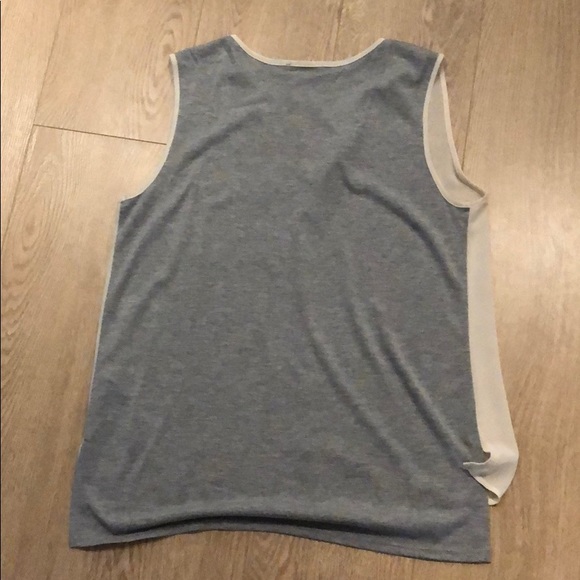Forever 21 cream and grey tank top - Picture 5 of 5